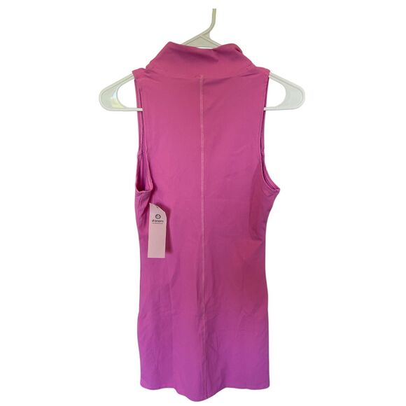 Anthropologie Victory Ribbed Mini Dress – Half‑Zip, Built‑In Shorts S/M/L NWT - Picture 4 of 5